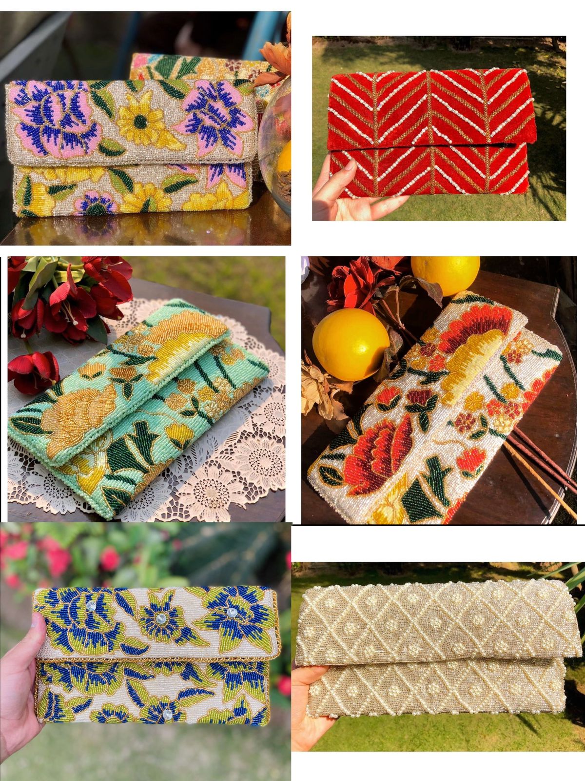 Alif Kaaf Handmade Clutches